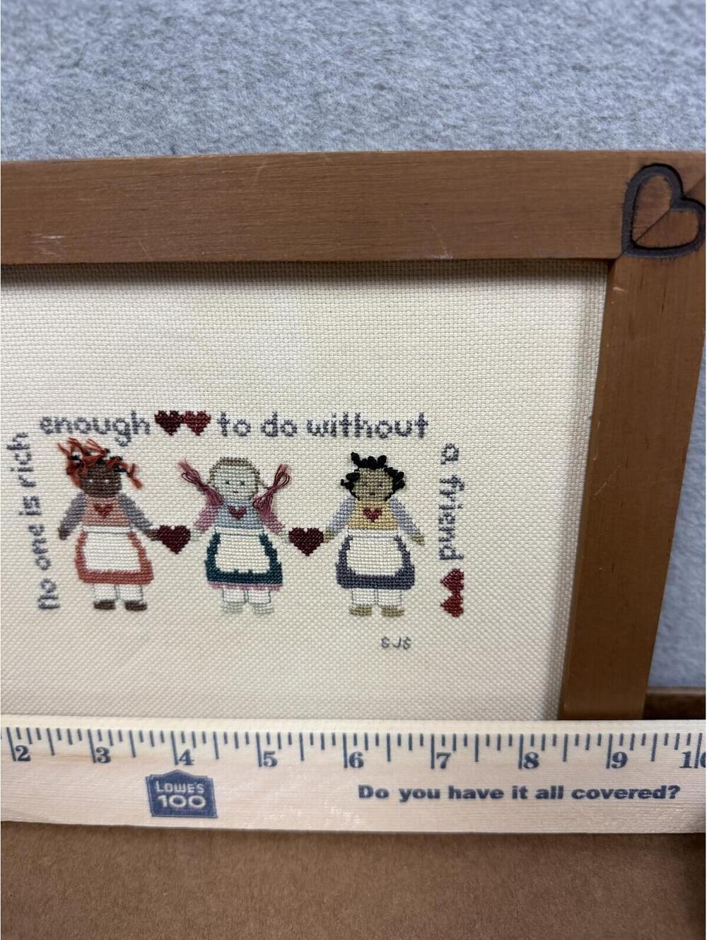 Vintage cross stitch - Picture 2 of 3